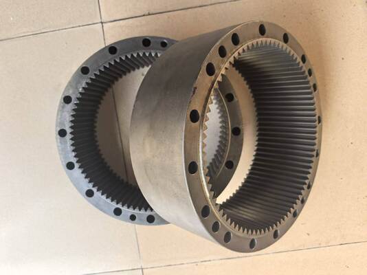F5X130 Rotary Gearbox Gear Ring 82 Teeth Slewing Ring Gear For XG822 LG825 Crawler Excavator